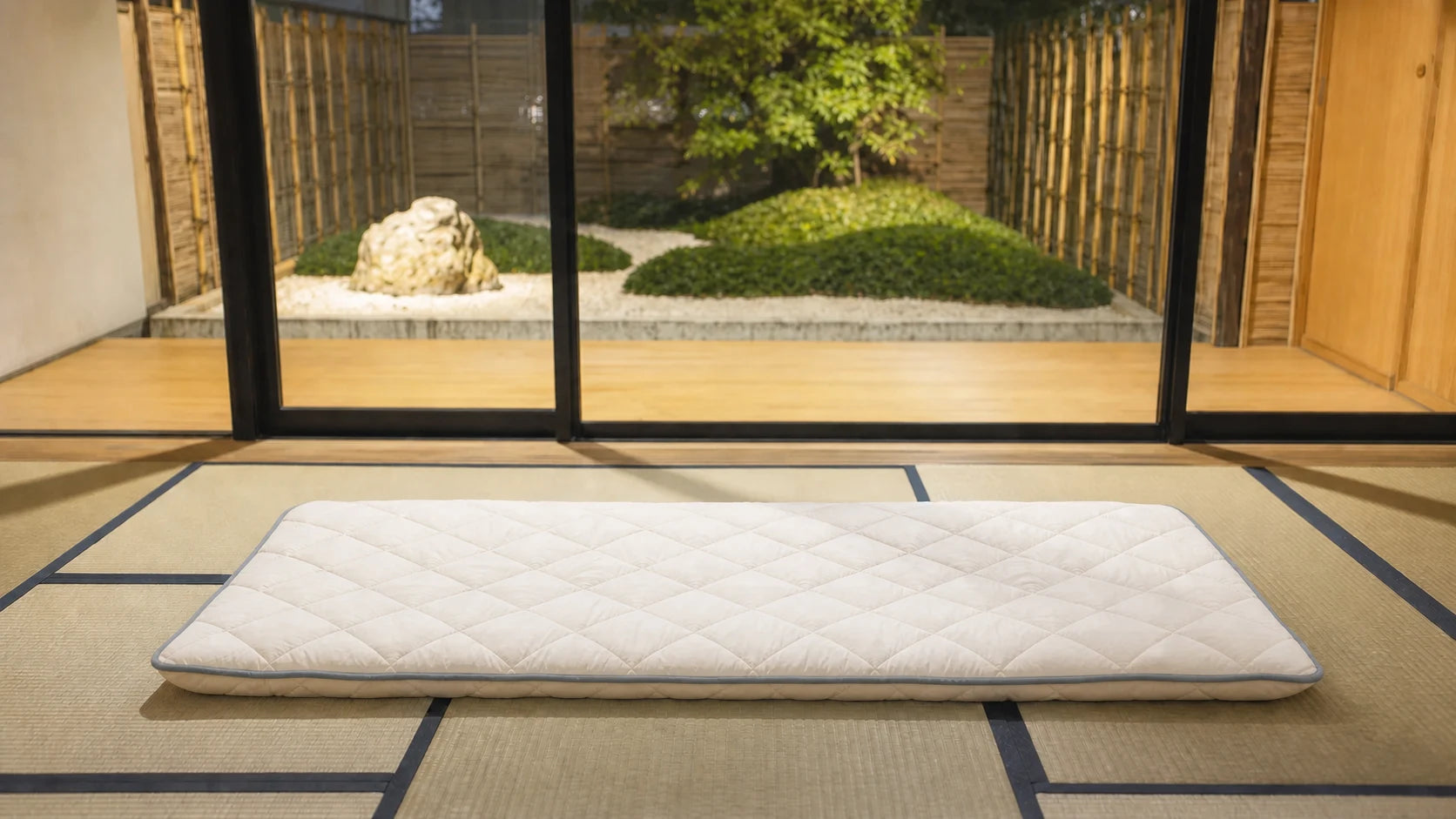 HIMARI placed on tatami